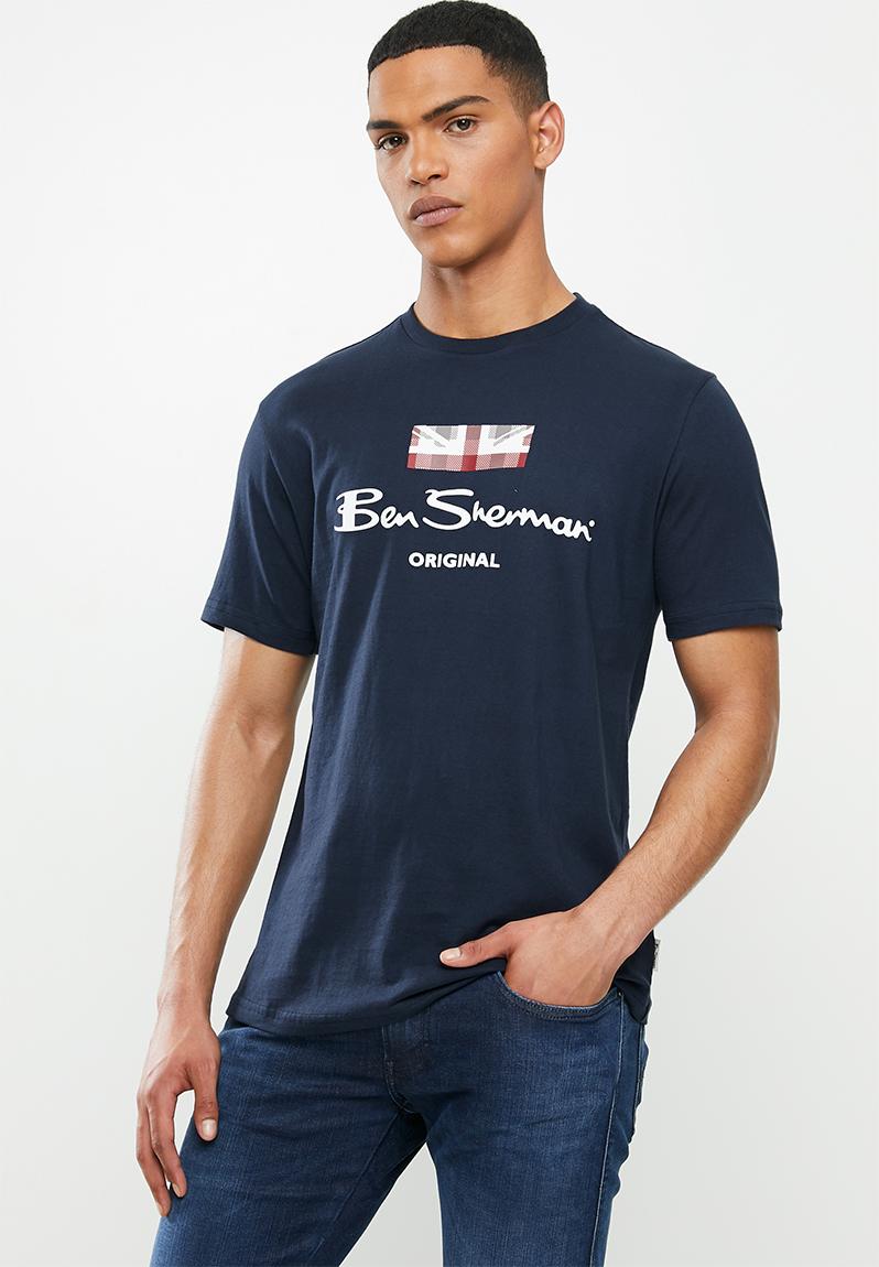 Ben Sherman Chest print tee - navy blue Ben Sherman T-Shirts & Vests ...