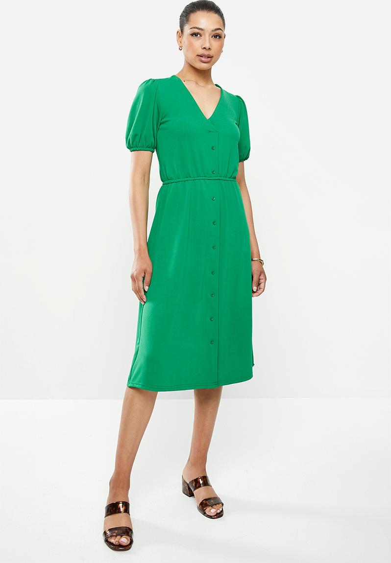 Button down knit dress - emerald green edit Casual | Superbalist.com