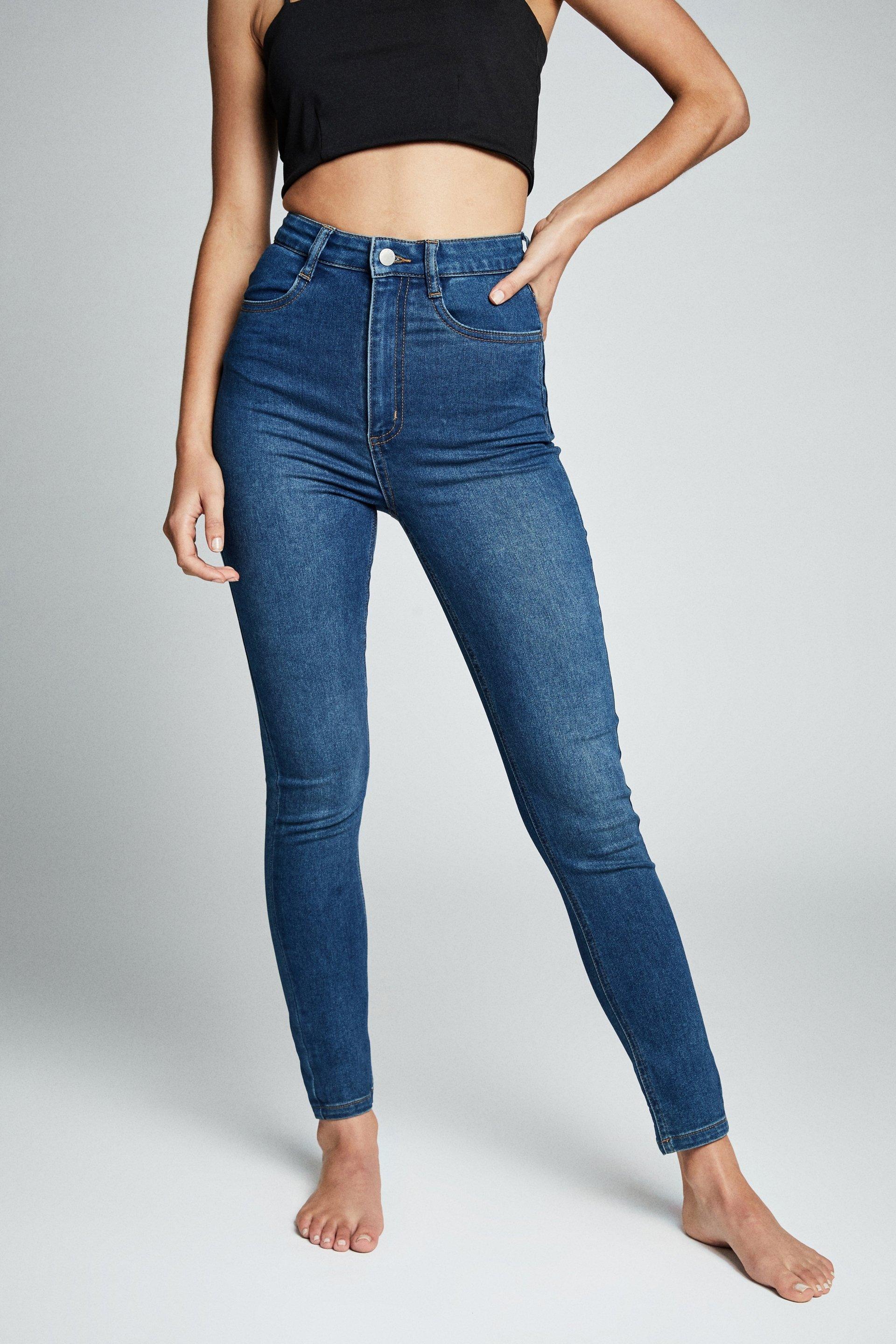 Ultra high super stretch jean - berkley blue pokets Cotton On Jeans ...