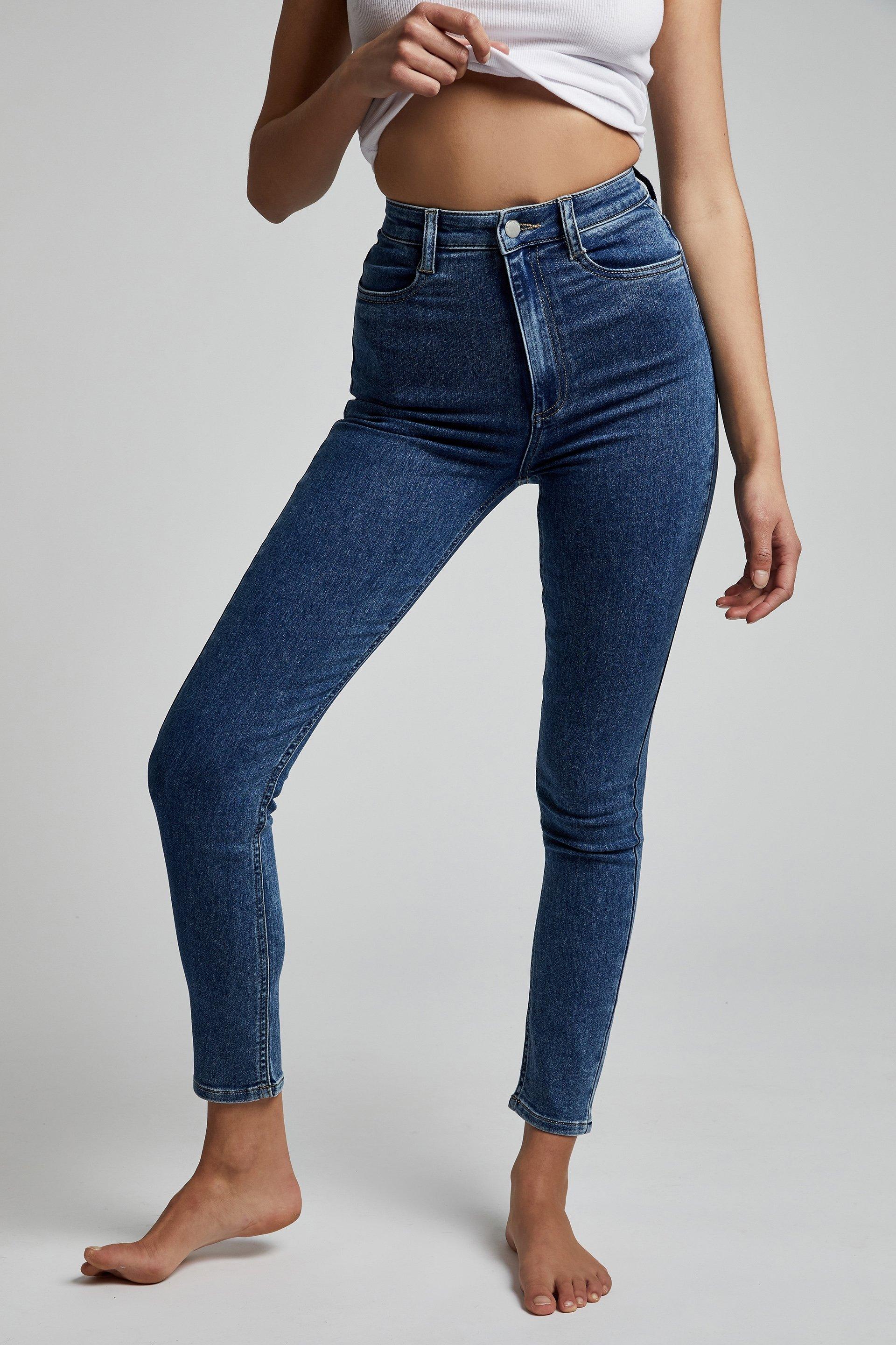 super stretch jeans high waist