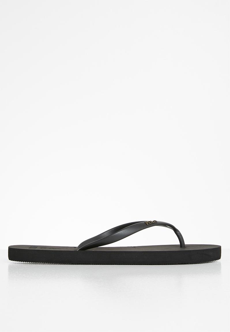 Olivia plain flip flop - black POLO Sandals & Flip Flops | Superbalist.com