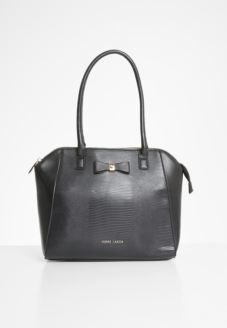 Caila top handle satchel - black Pierre Cardin Bags & Purses ...