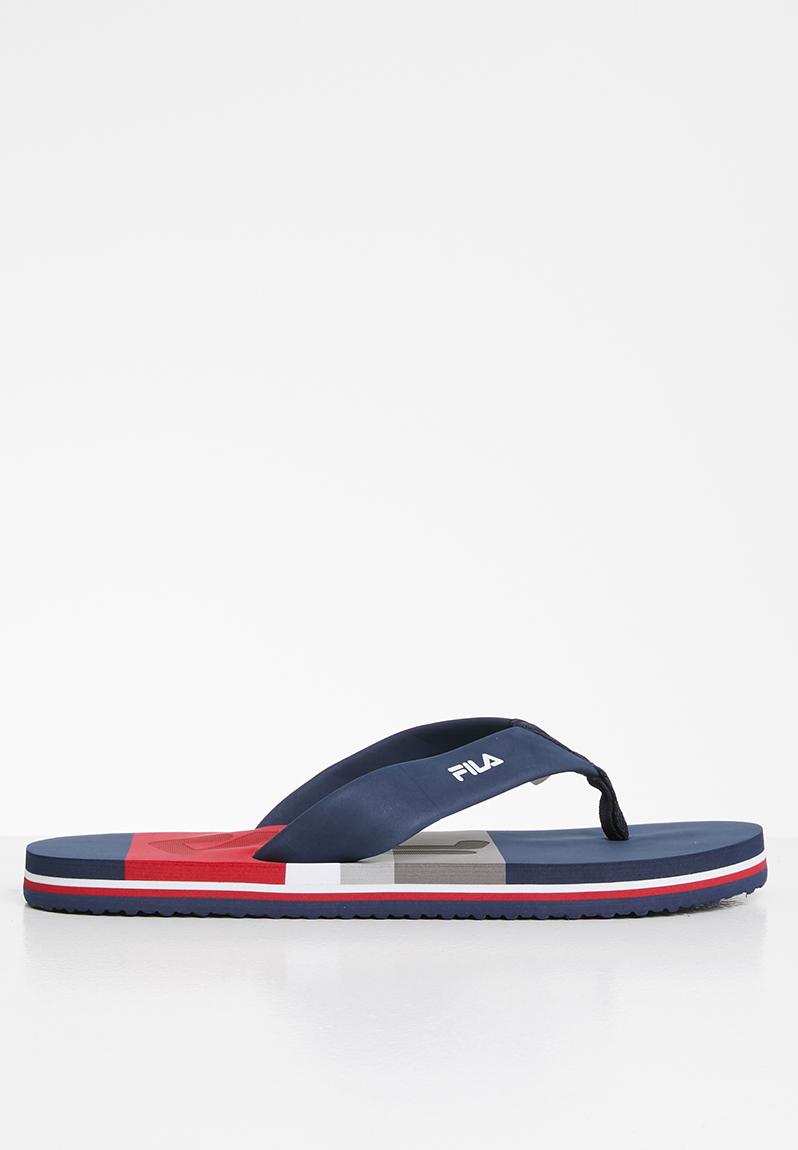 Stefano flip-flop - navy/red/white FILA Sandals & Flip Flops ...