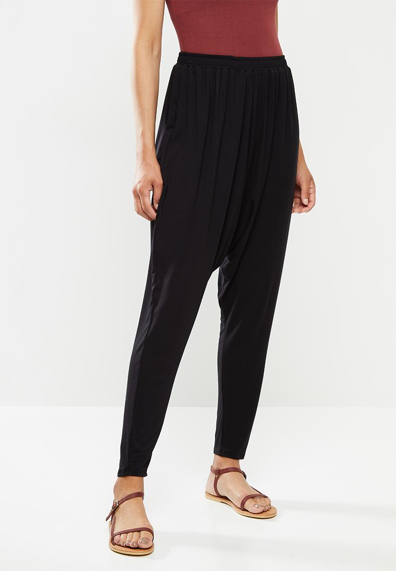 Knit harem pant - black edit Trousers | Superbalist.com