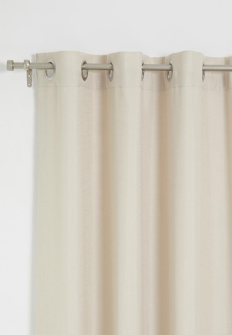 Slub lined eyelet curtain - natural Sixth Floor Curtains | Superbalist.com