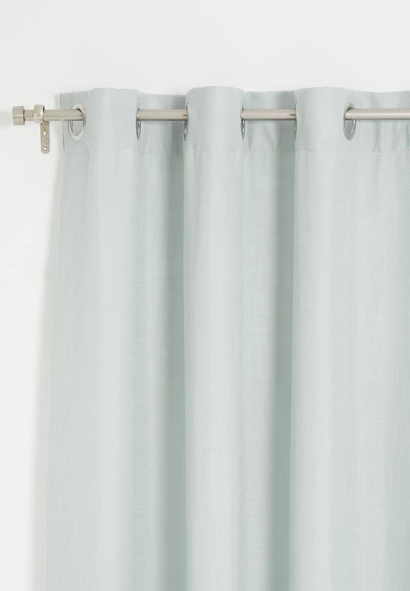 Slub lined eyelet curtain - duck egg Sixth Floor Curtains | Superbalist.com