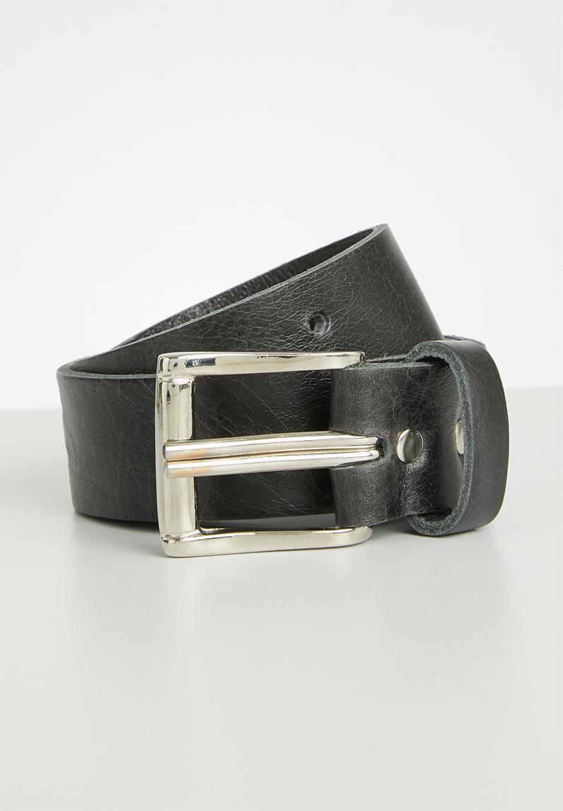 Nate leather belt - black Superbalist Belts | Superbalist.com