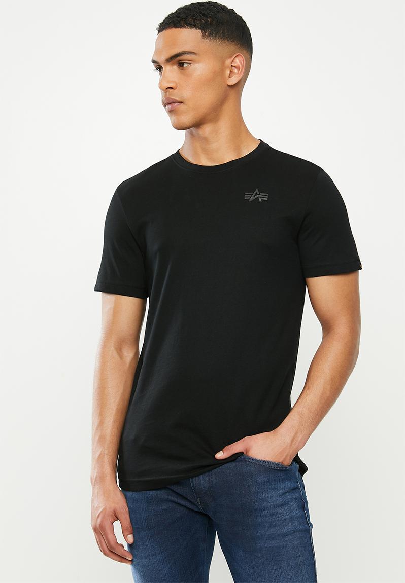 Alpha a basic tee - black1 Alpha Industries T-Shirts & Vests ...