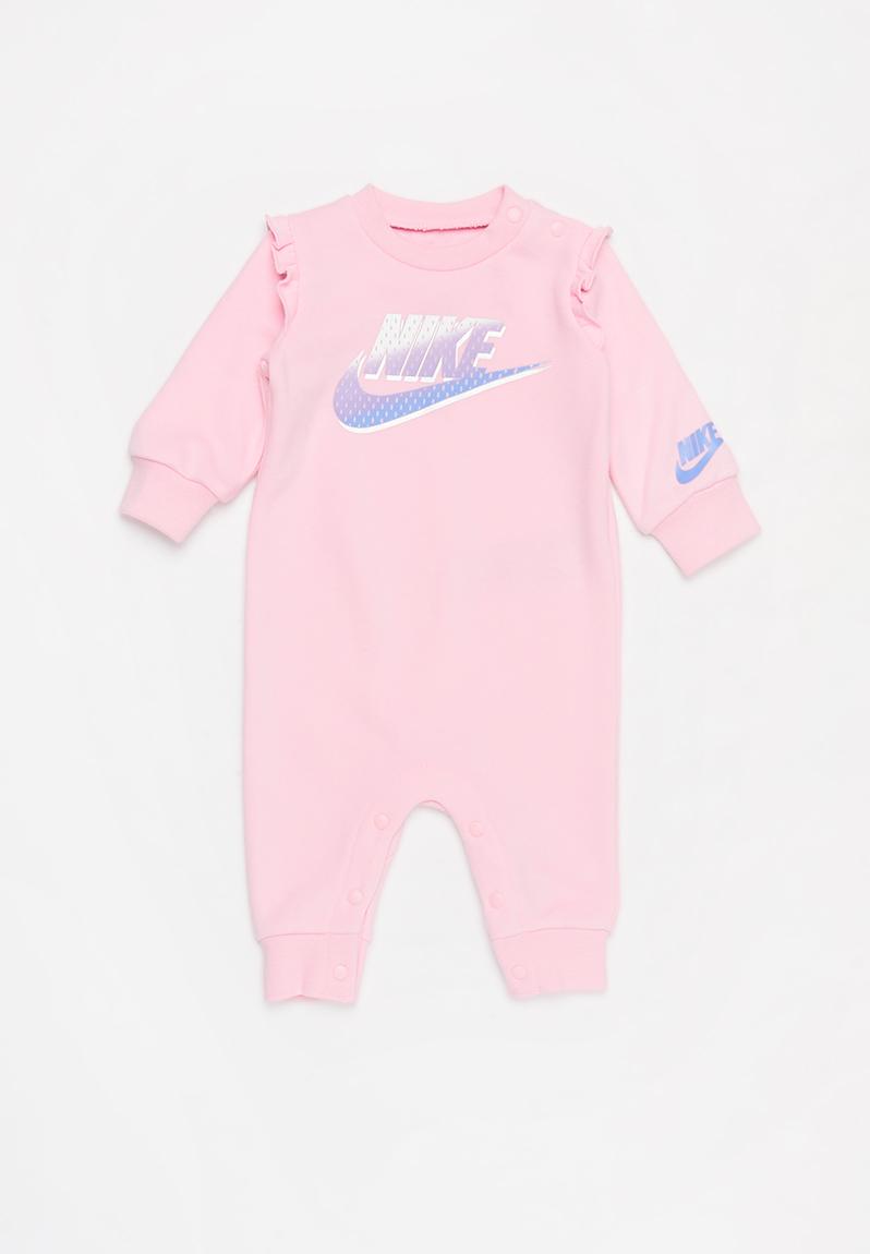 Nkg nike girls coverall - pink Nike Babygrows & Sleepsuits ...