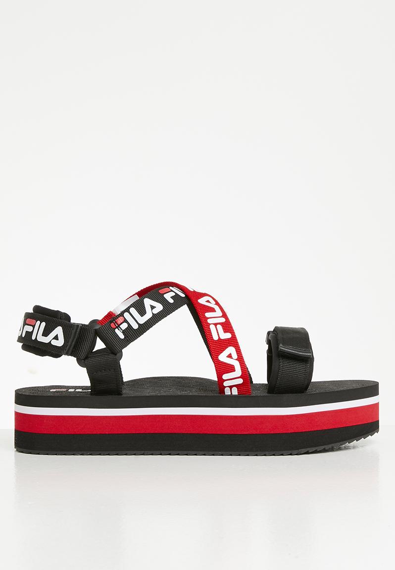 Starlight 2.0 - 105-10134-fil - black & red FILA Sandals & Flip Flops ...