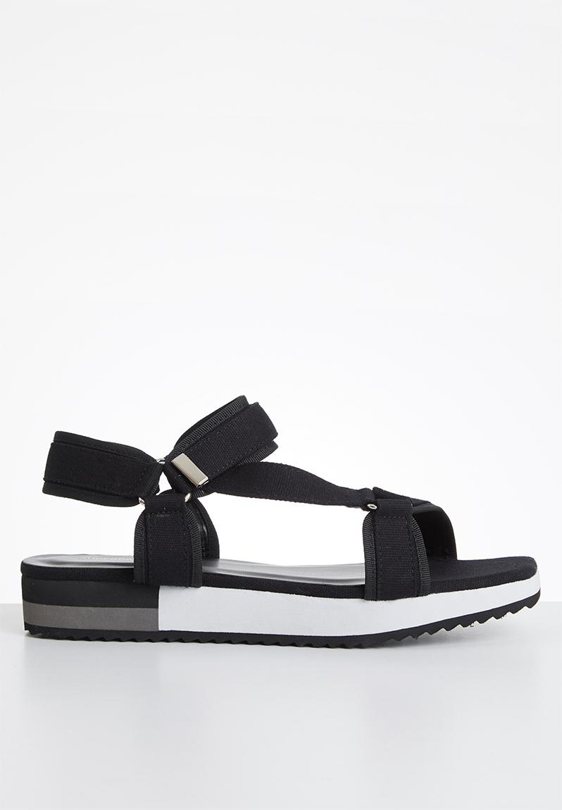 Lona sporty sandal - black Superbalist Sandals & Flip Flops ...
