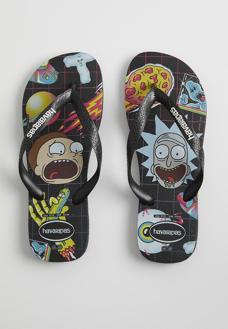 rick and morty havaianas