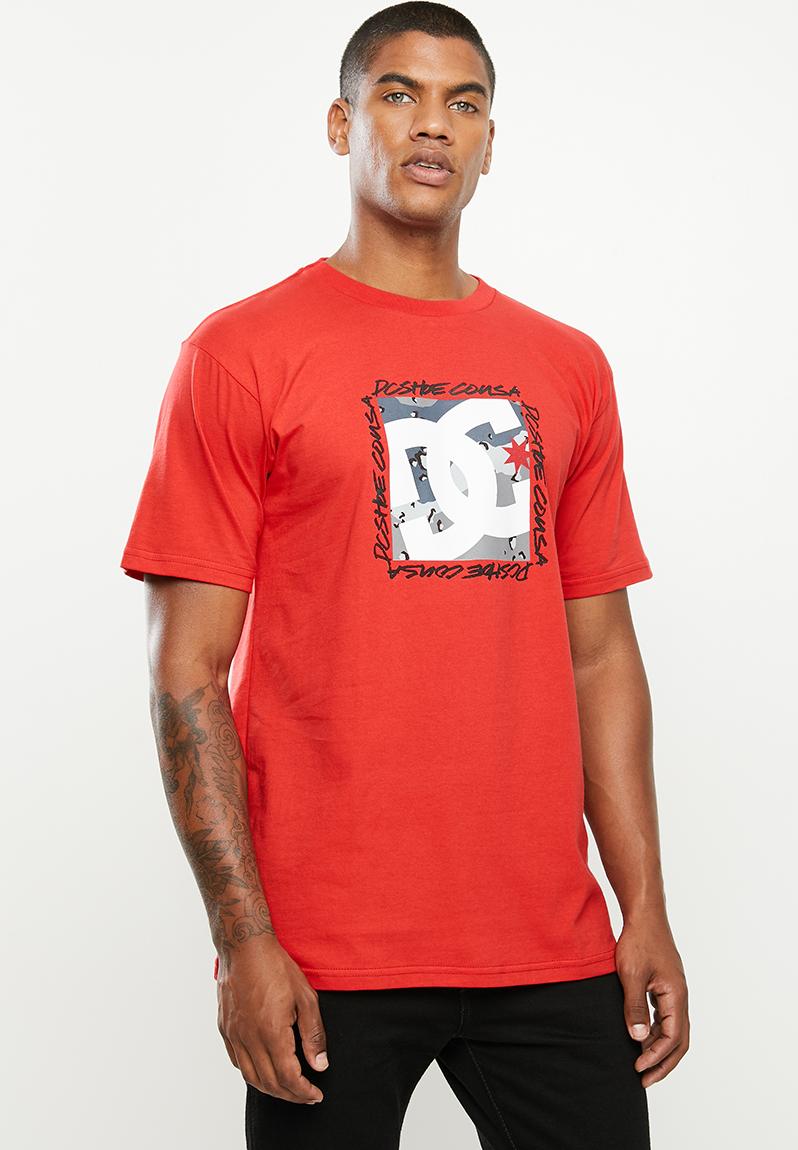 Big dc square short sleeve tee - red DC T-Shirts & Vests | Superbalist.com