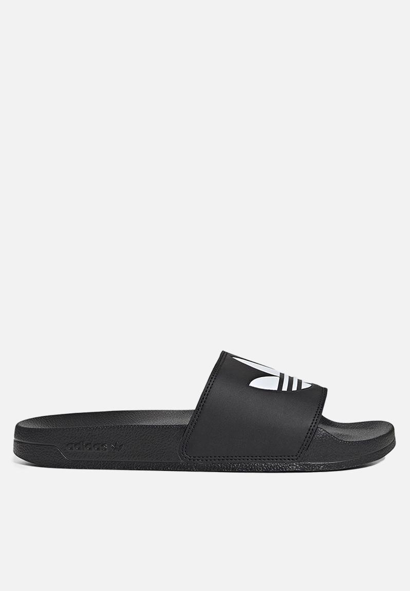 Adilette lite - core black/white adidas Originals Sandals & Flip Flops ...
