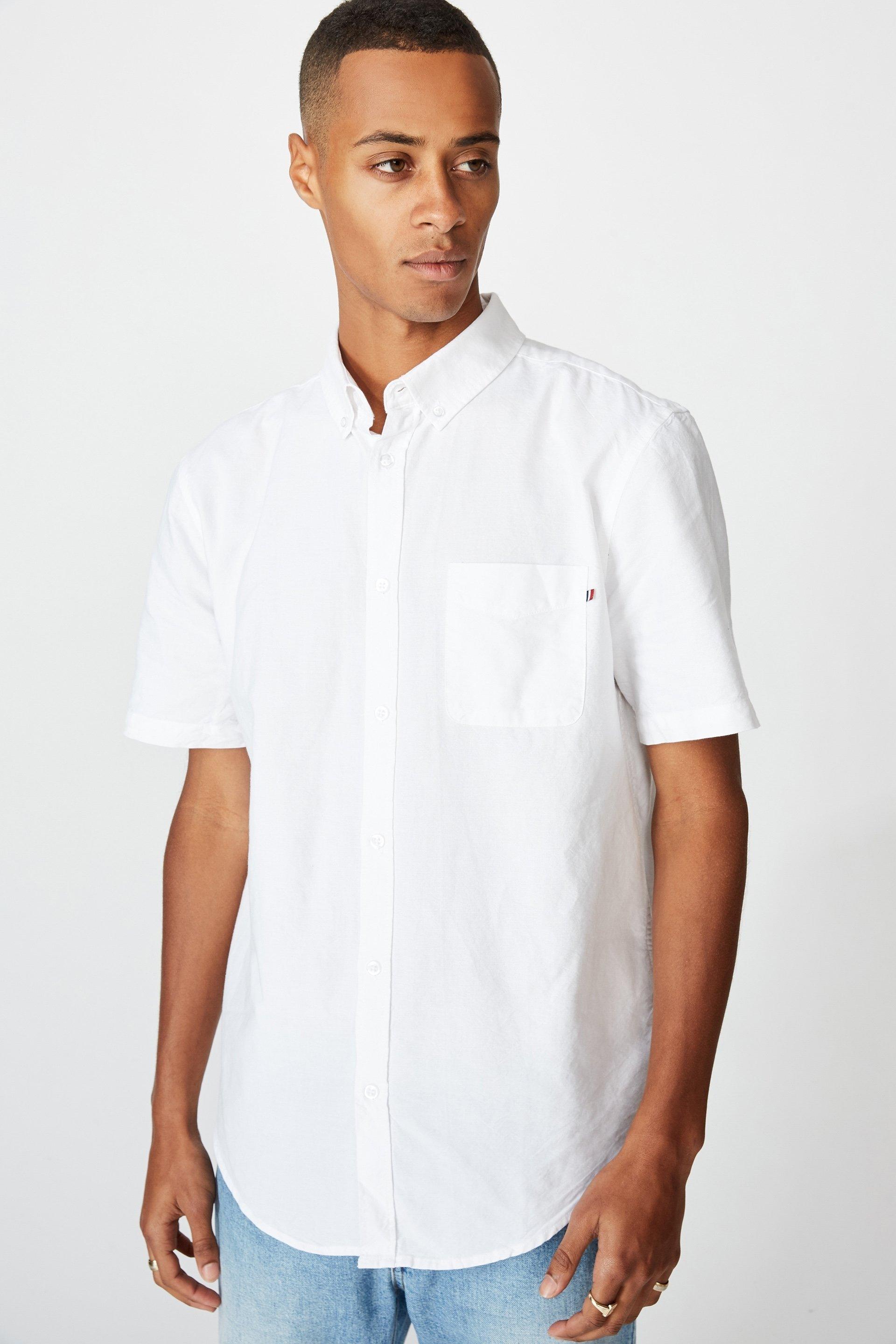 Vintage prep short sleeve shirt - white oxford 1 Cotton On Shirts ...