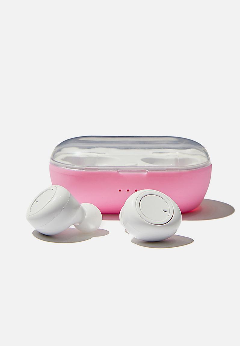 Tws earbuds - plastic pink Typo Music | Superbalist.com