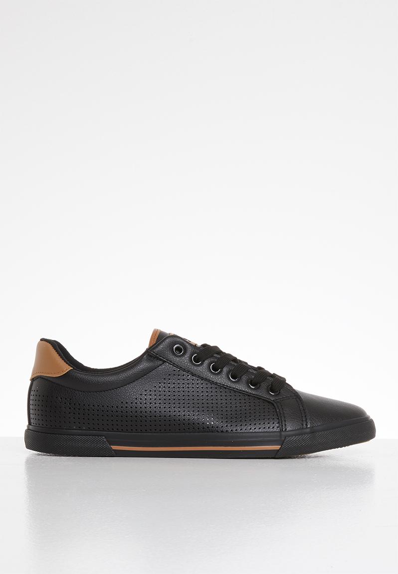 Ld core lo sneaker - black & tan Lonsdale Slip-ons and Loafers ...
