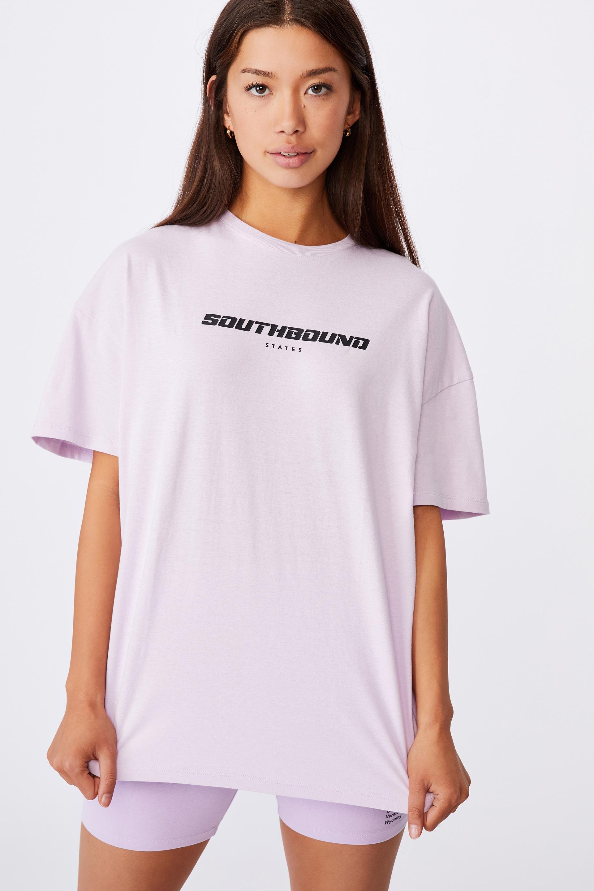 Super relaxed graphic tee - orchid bloom/southbound Factorie T-Shirts ...