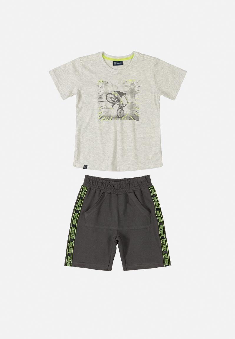 sweatshirt and sweat shorts set