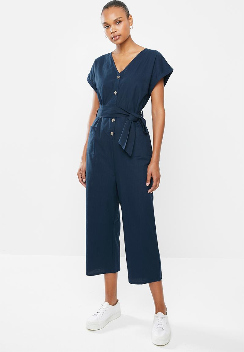 button down jumpsuit