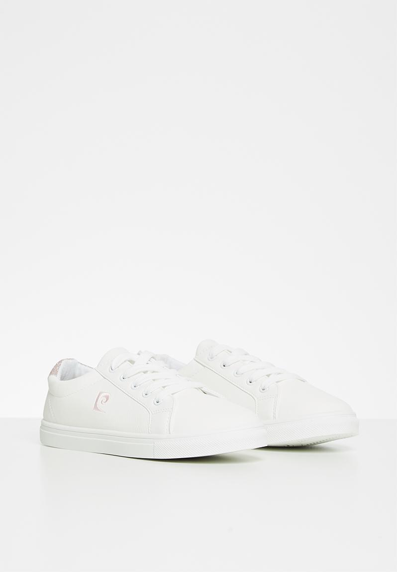 Contrast trim sneaker - white Pierre Cardin Shoes | Superbalist.com