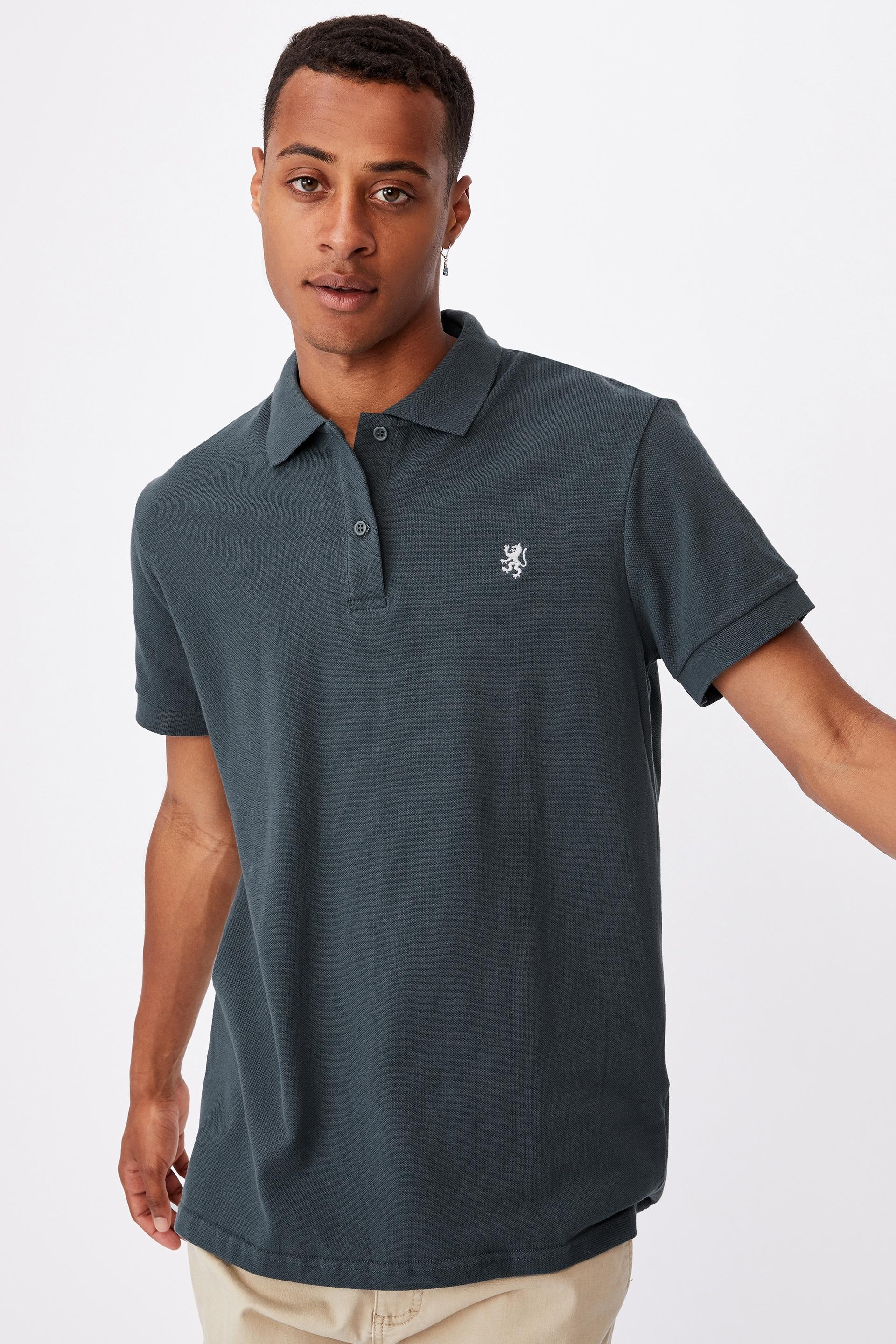 Essential short sleeve polo - forest green Cotton On T-Shirts & Vests ...