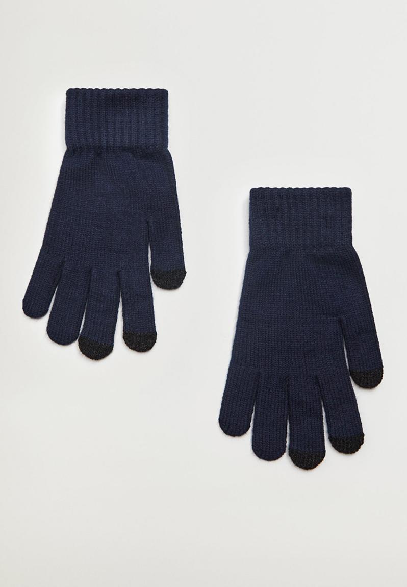 Gloves touch - navy MANGO Men's Accessories | Superbalist.com