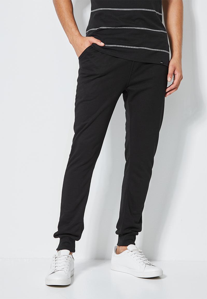 Skinny basic sweatpants - black Superbalist Pants & Chinos ...