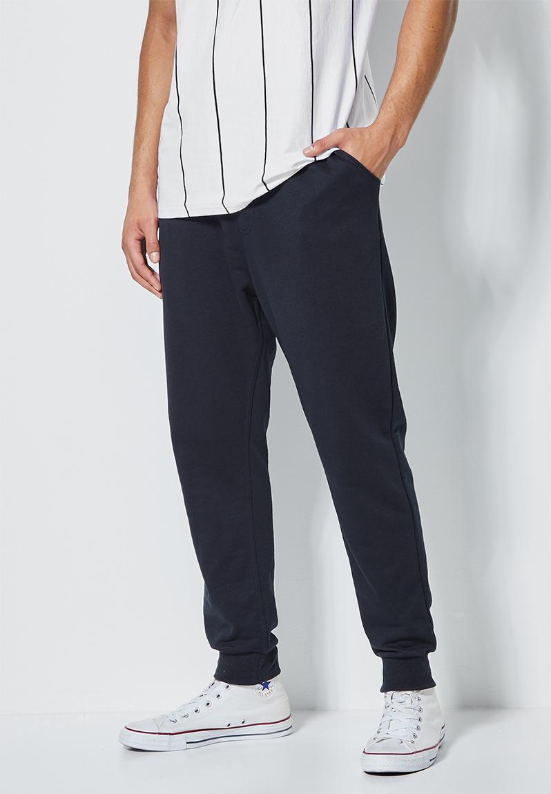 Regular fit basic sweatpants - navy Superbalist Pants & Chinos ...
