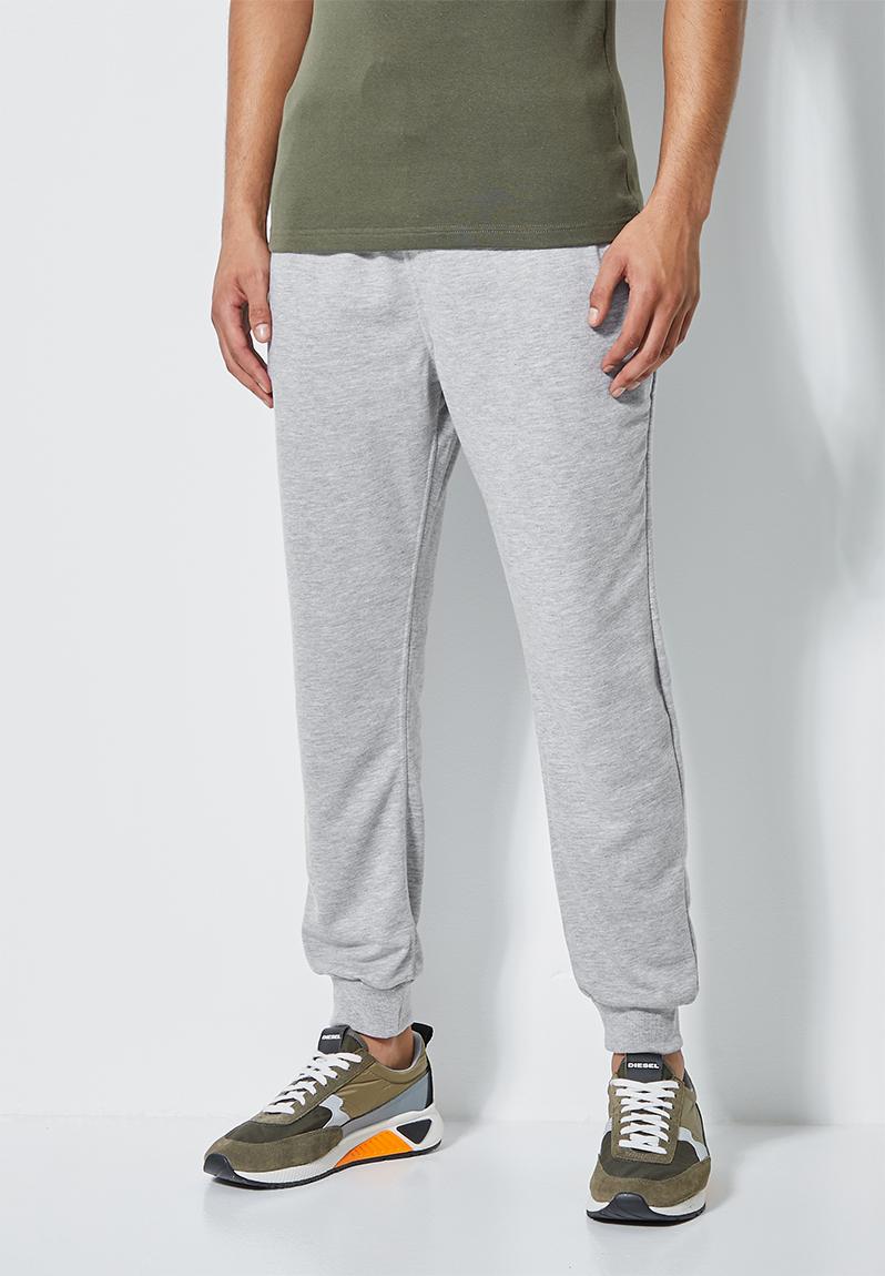 Slim Fit Basic Sweatpant - Grey Melange Superbalist Pants & Chinos ...