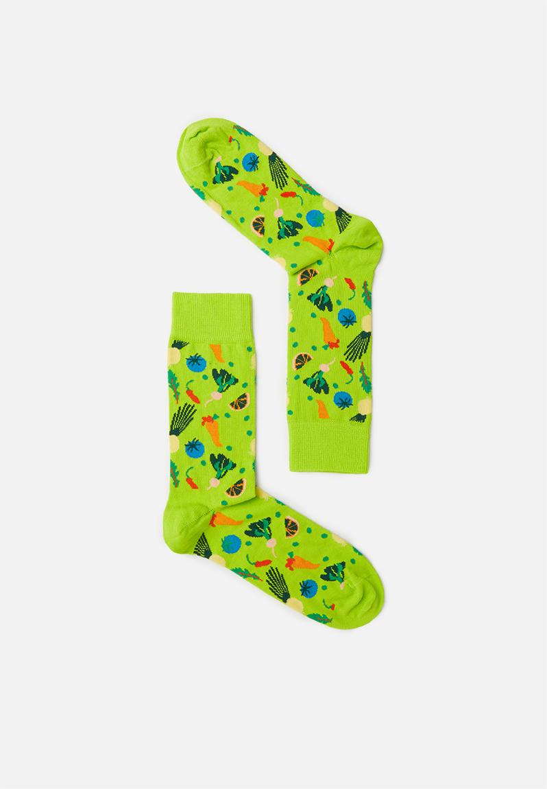 Calze Happy Socks Veggie blu verde rosso