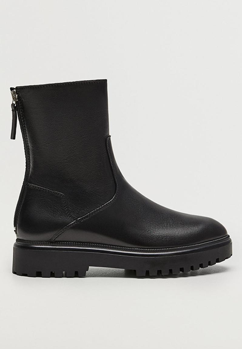 Hector leather boot - black MANGO Boots | Superbalist.com