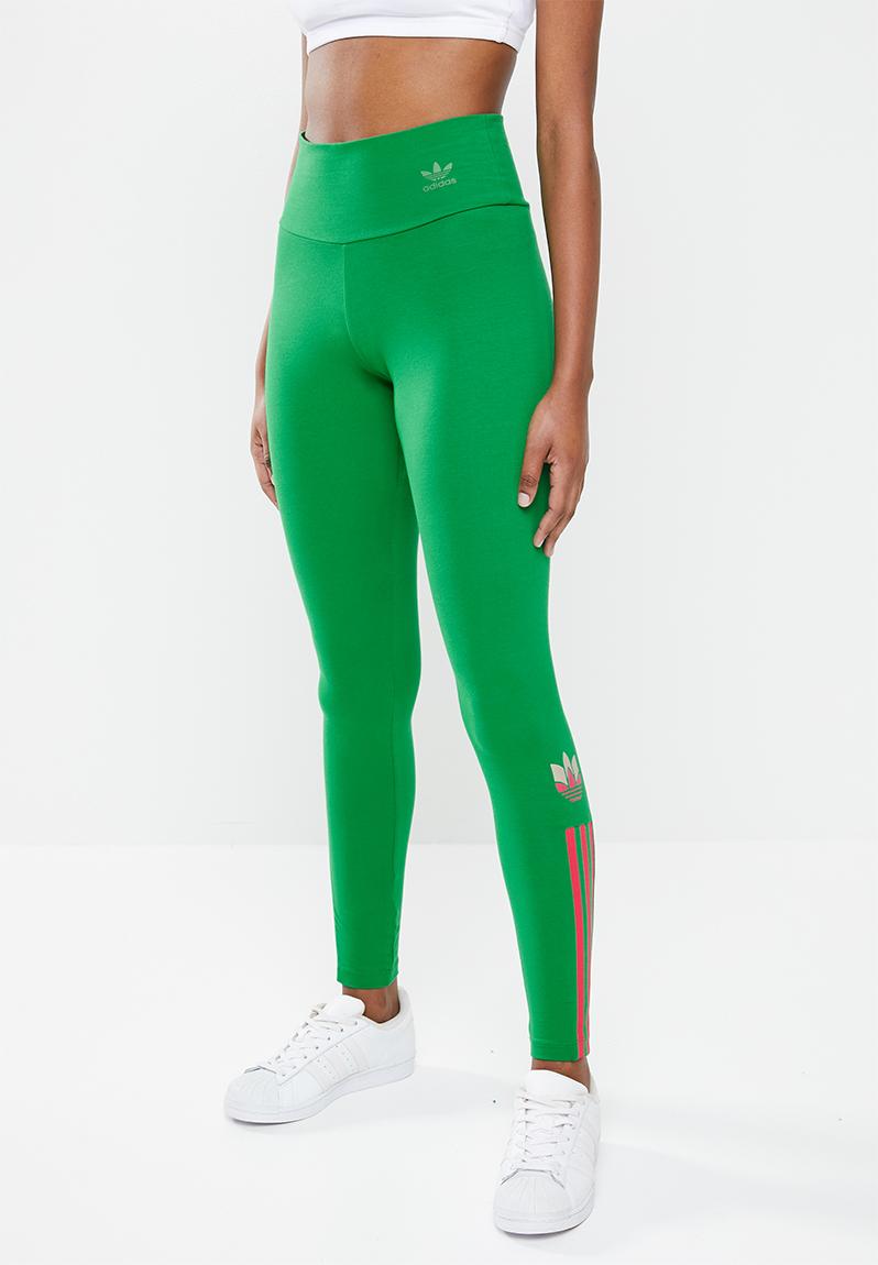 Foundation long tights - green adidas Originals Bottoms | Superbalist.com