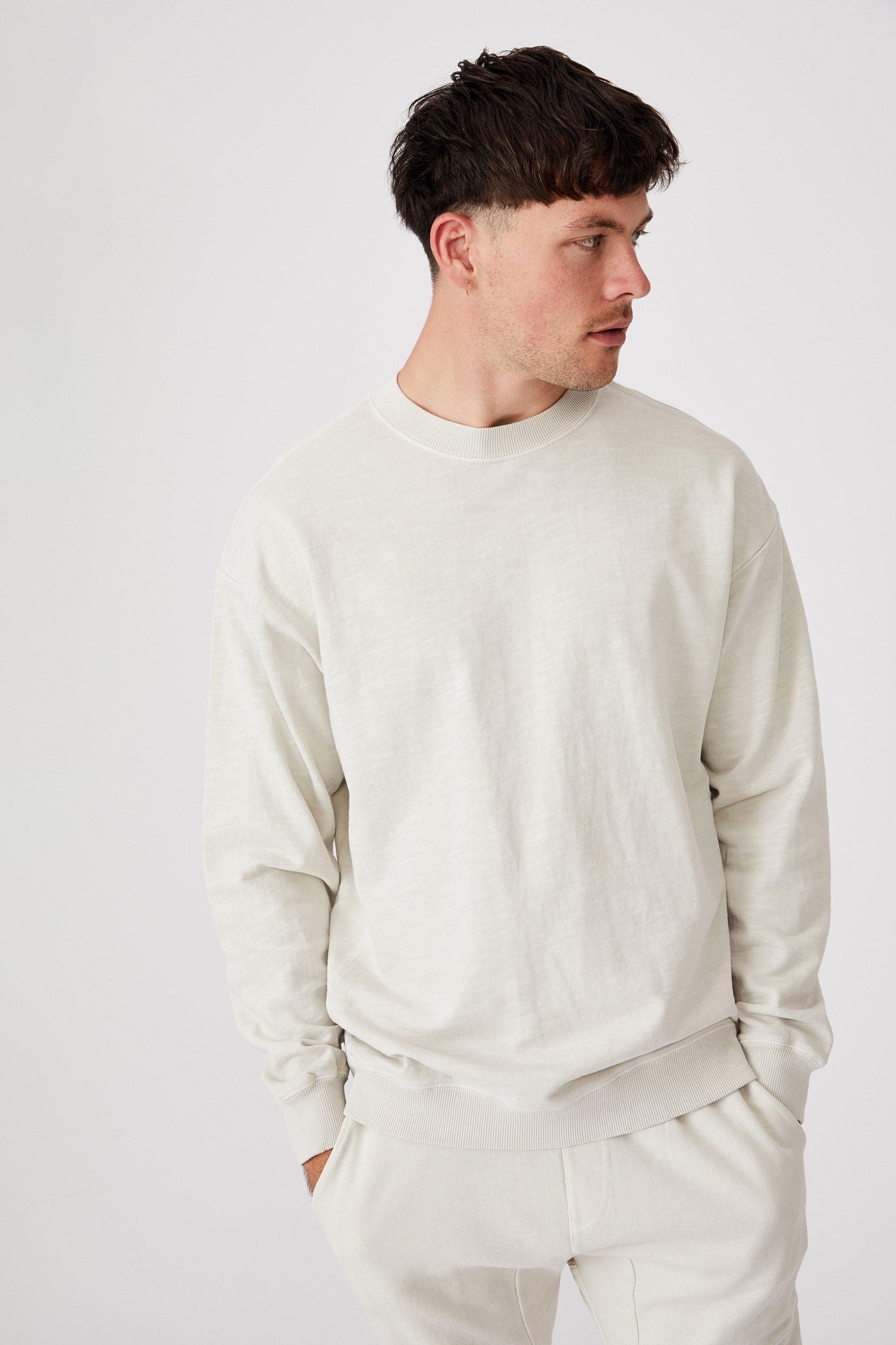 Pigment dyed oversized crew - ecru Cotton On Hoodies & Sweats | Superbalist.com