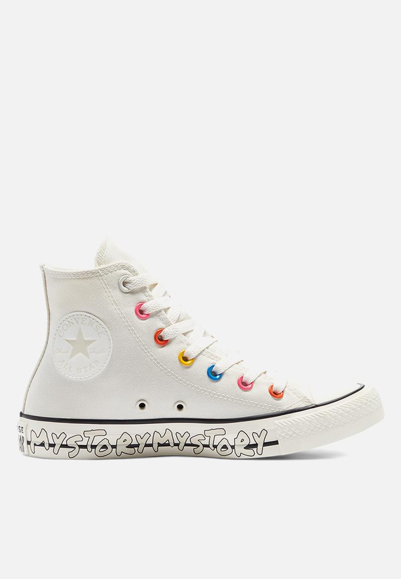 Chuck taylor all star hi - egret/hyper pink/black my story Converse ...