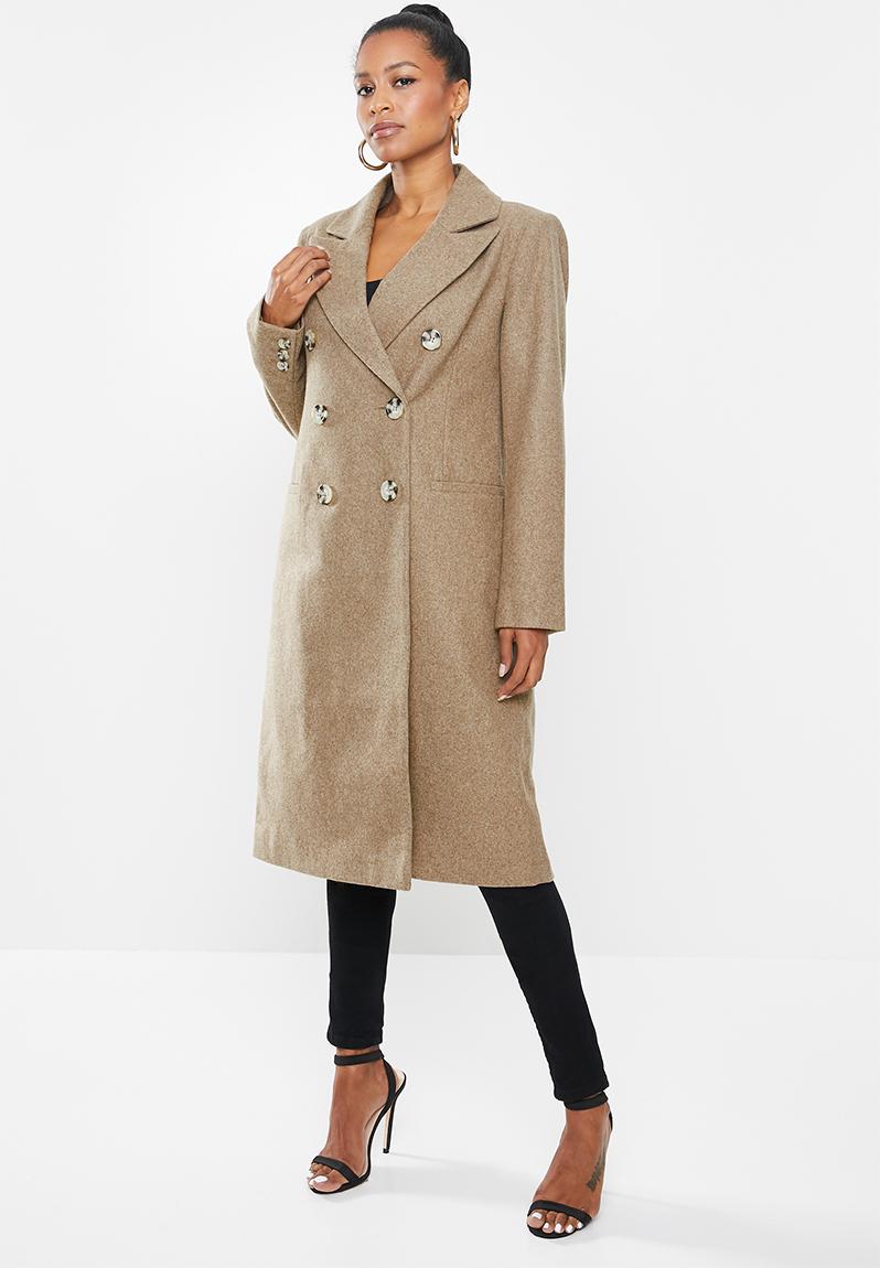 Amadie coat - oatmeal Glamorous Jackets & Coats | Superbalist.com