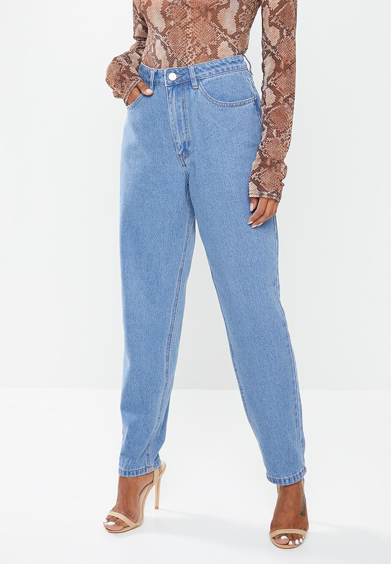 blue riot high waisted jogger mom jeans