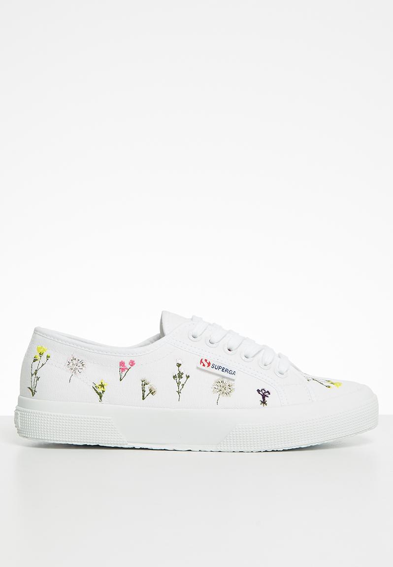 2750 flower - s31111w-a9k - white flowers SUPERGA Sneakers ...