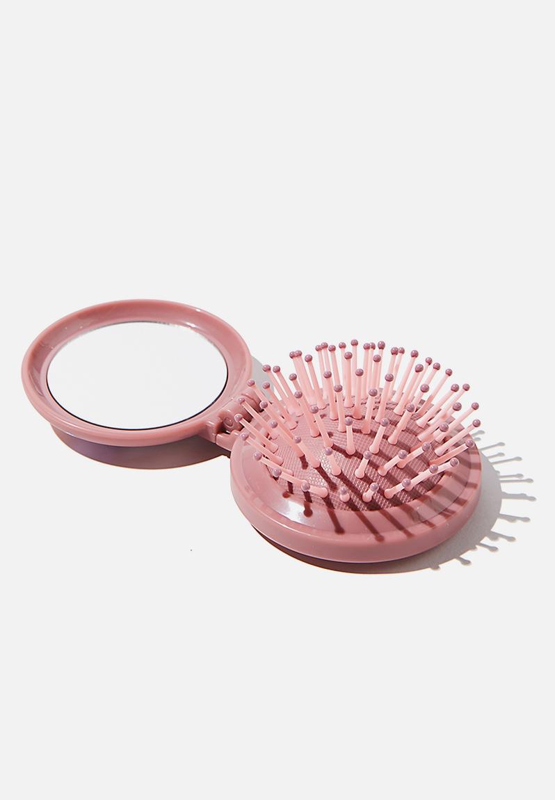 Compact hair brush - very berry floral Cotton On Accessories ...