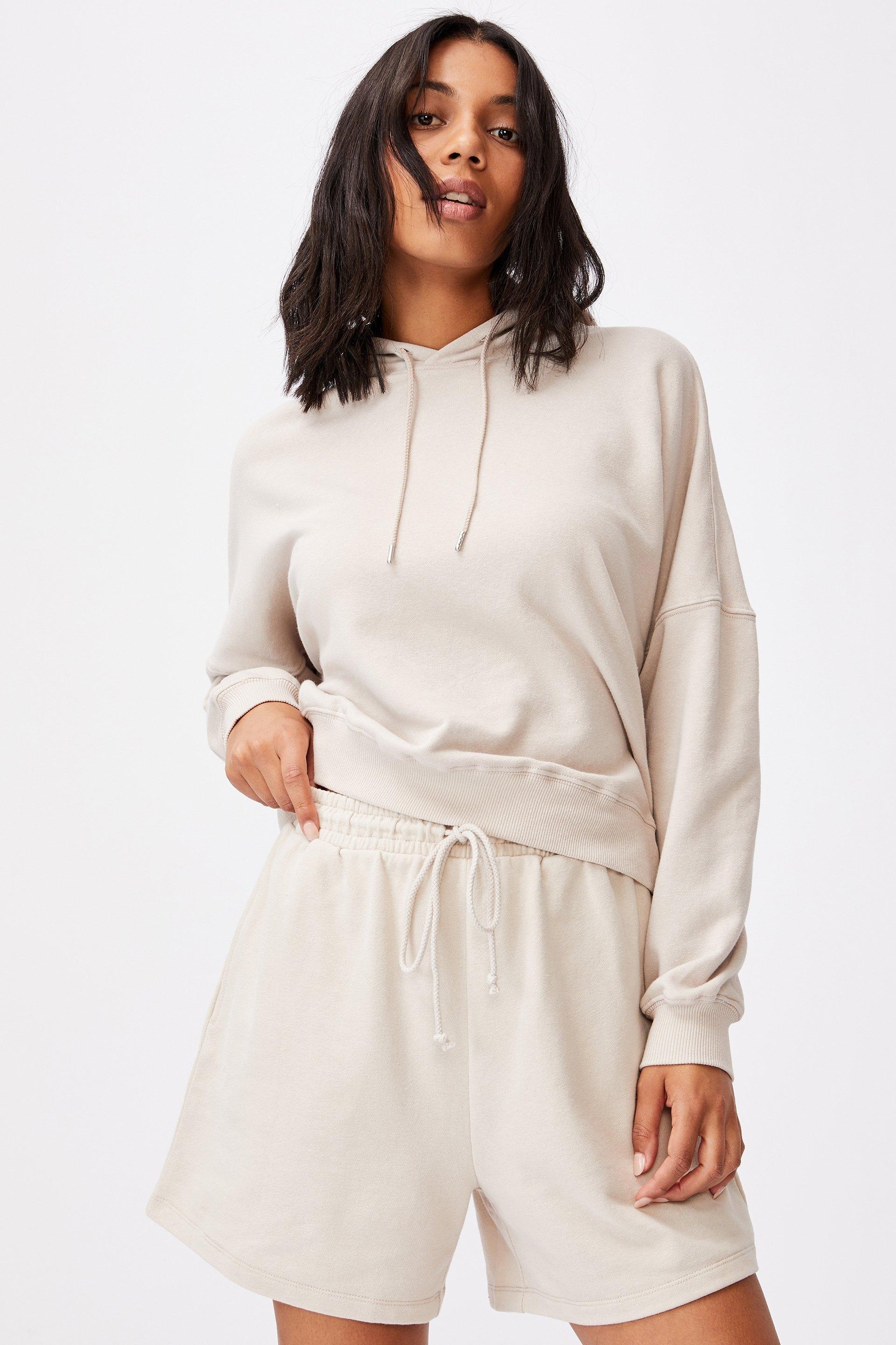 taupe brown hoodie