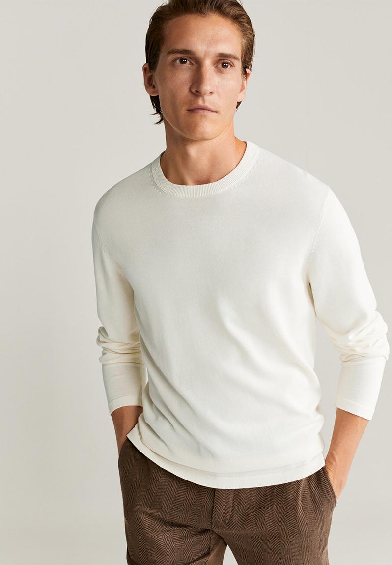 Avena sweater - white natural MANGO Knitwear | Superbalist.com