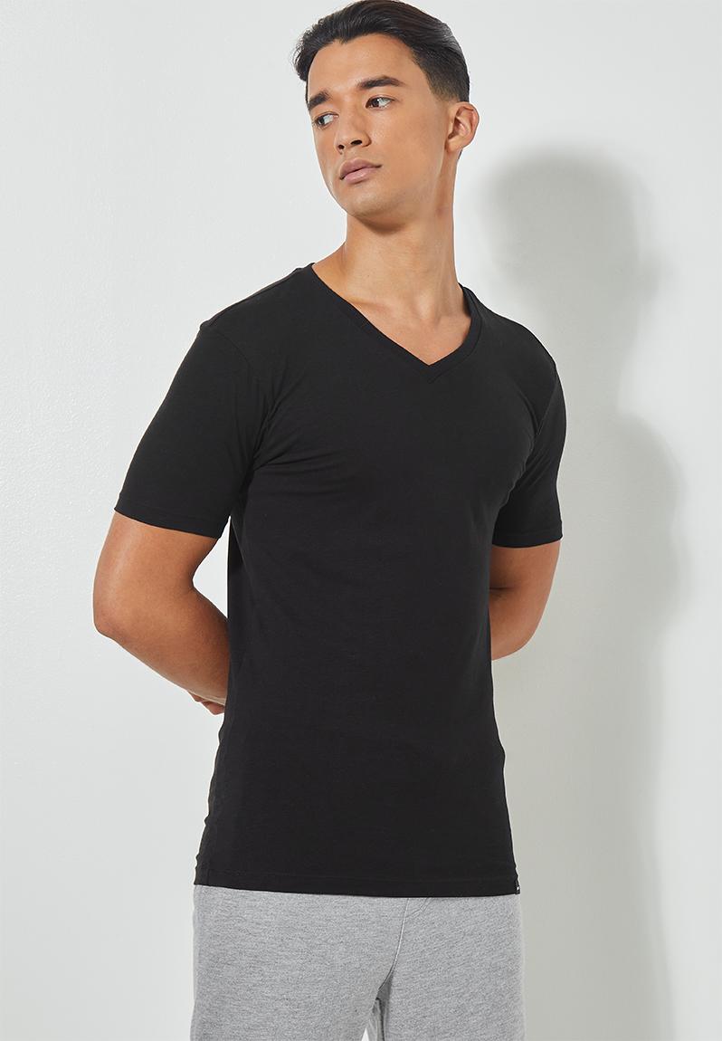 Plain vee neck tee - black 2 Superbalist T-Shirts & Vests | Superbalist.com