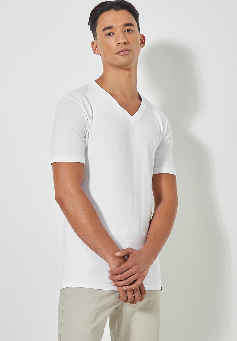 Plain vee neck tee - white 2 Superbalist T-Shirts & Vests | Superbalist.com