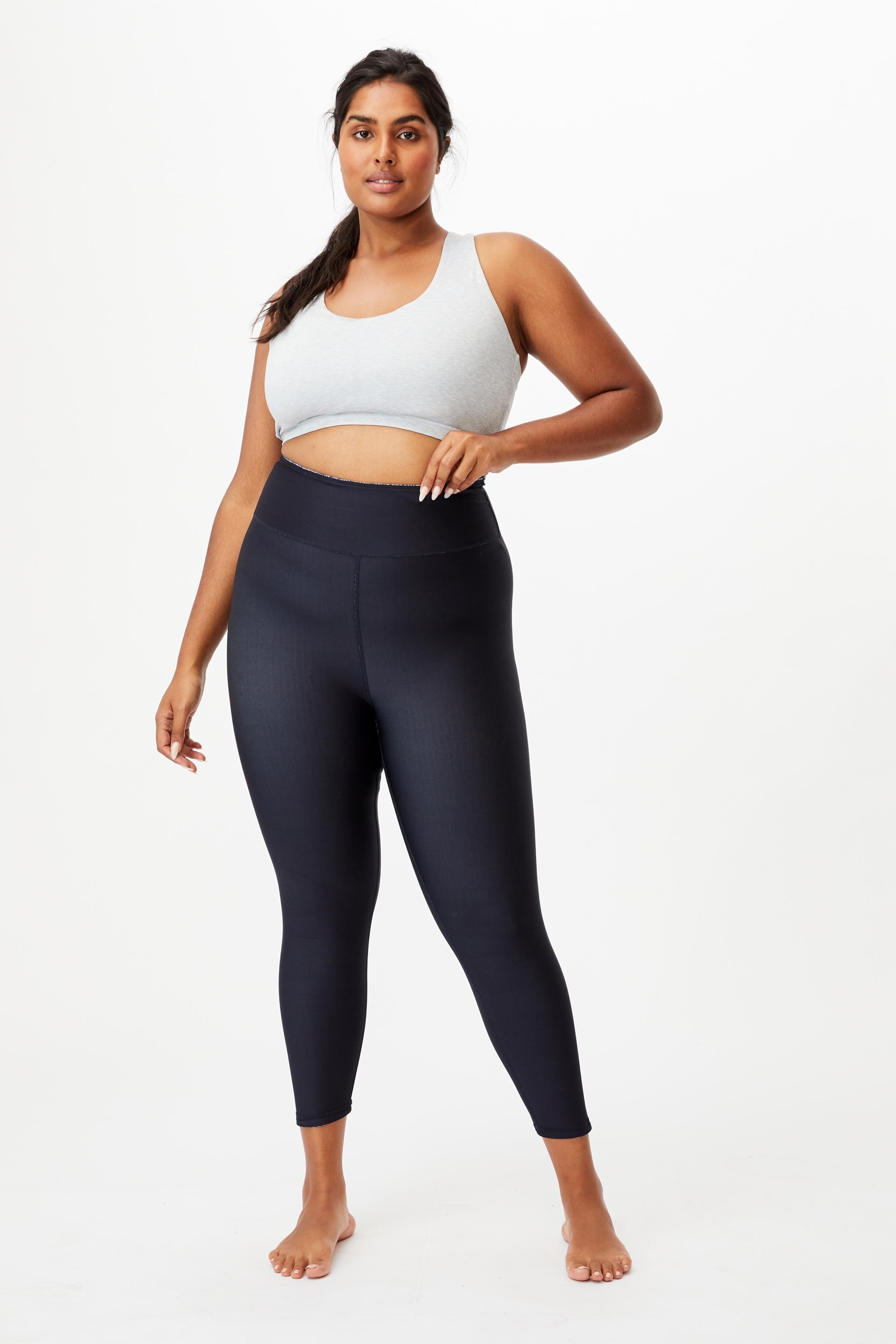 Curve active reversible 7/8 tights - irregular navy speck Cotton On ...