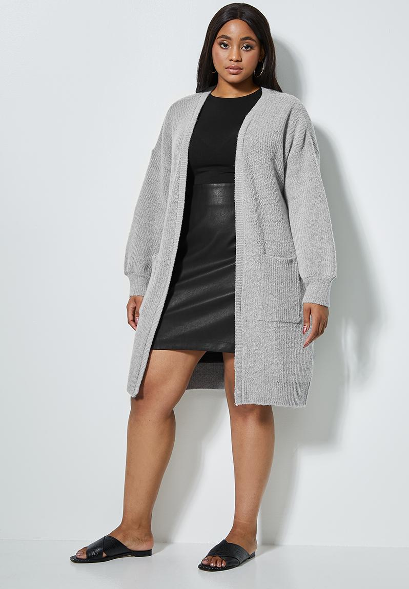 Soft Knitwear Cardi - Grey Superbalist Jackets & Coats | Superbalist.com