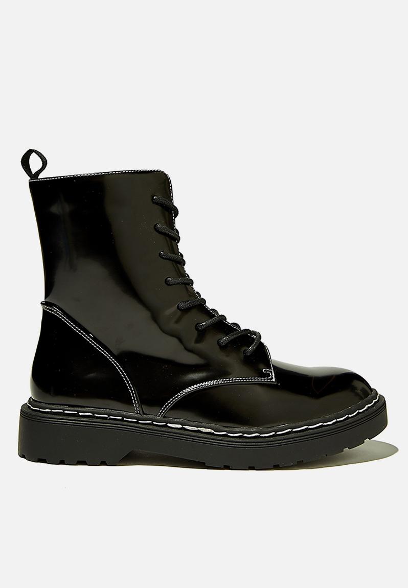 Freda combat lace up boot - black box Cotton On Boots | Superbalist.com