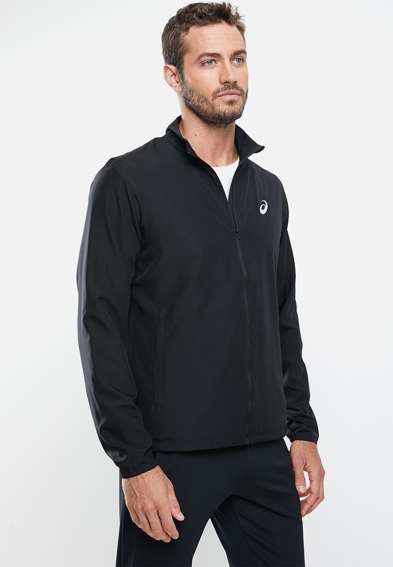 Silver jacket - performance black ASICS Hoodies, Sweats & Jackets ...