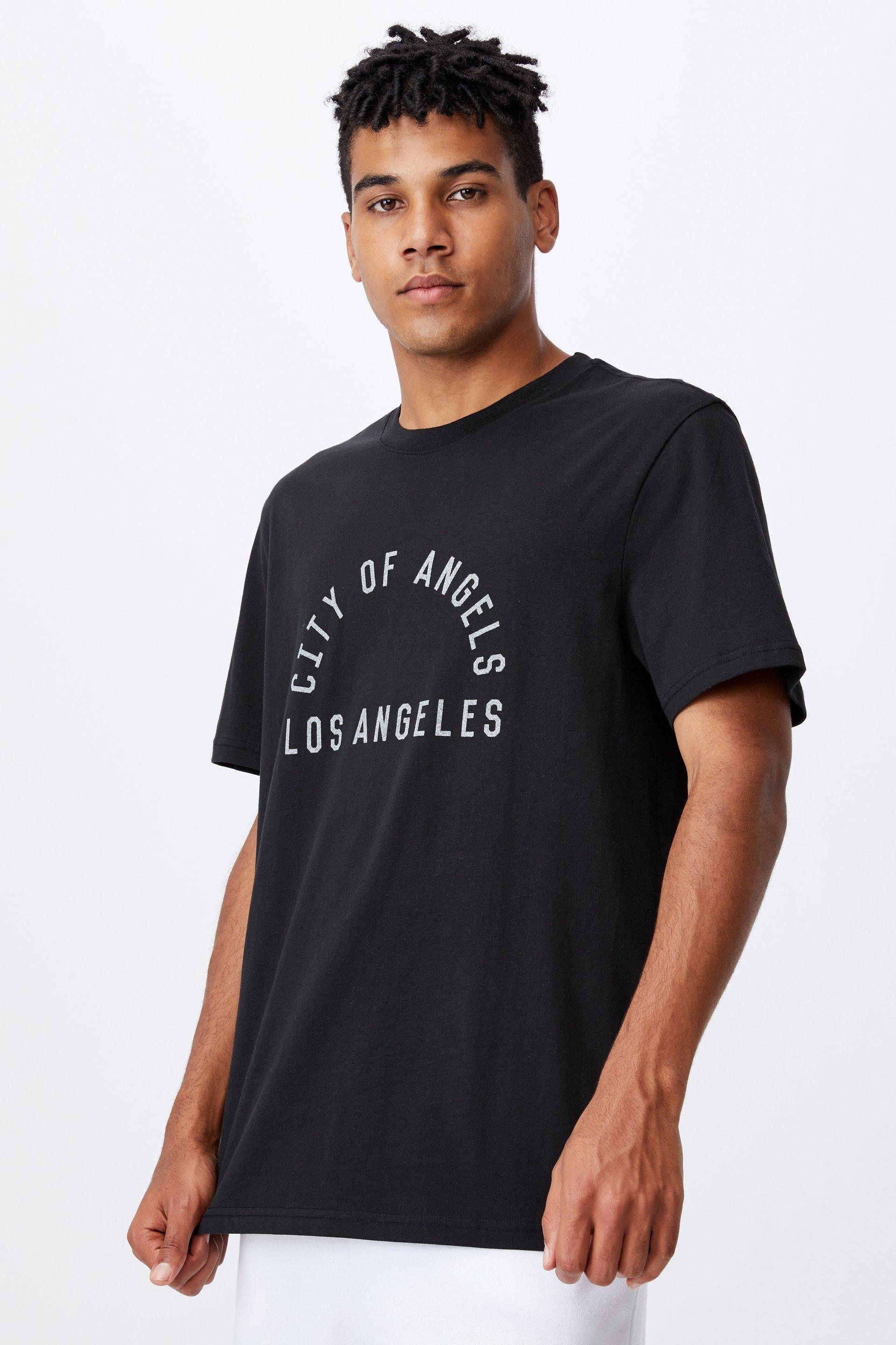 Regular graphic t shirt - black/city of la Factorie T-Shirts & Vests ...