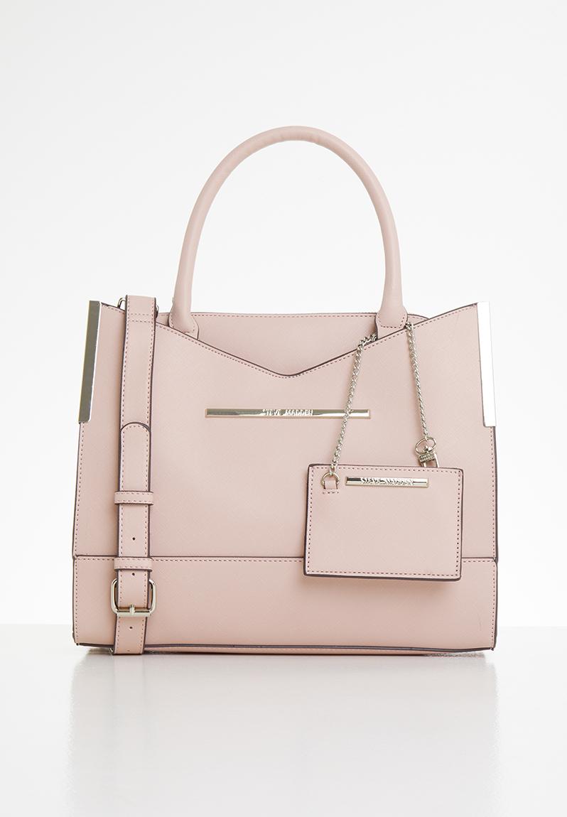 steve madden pink tote bag