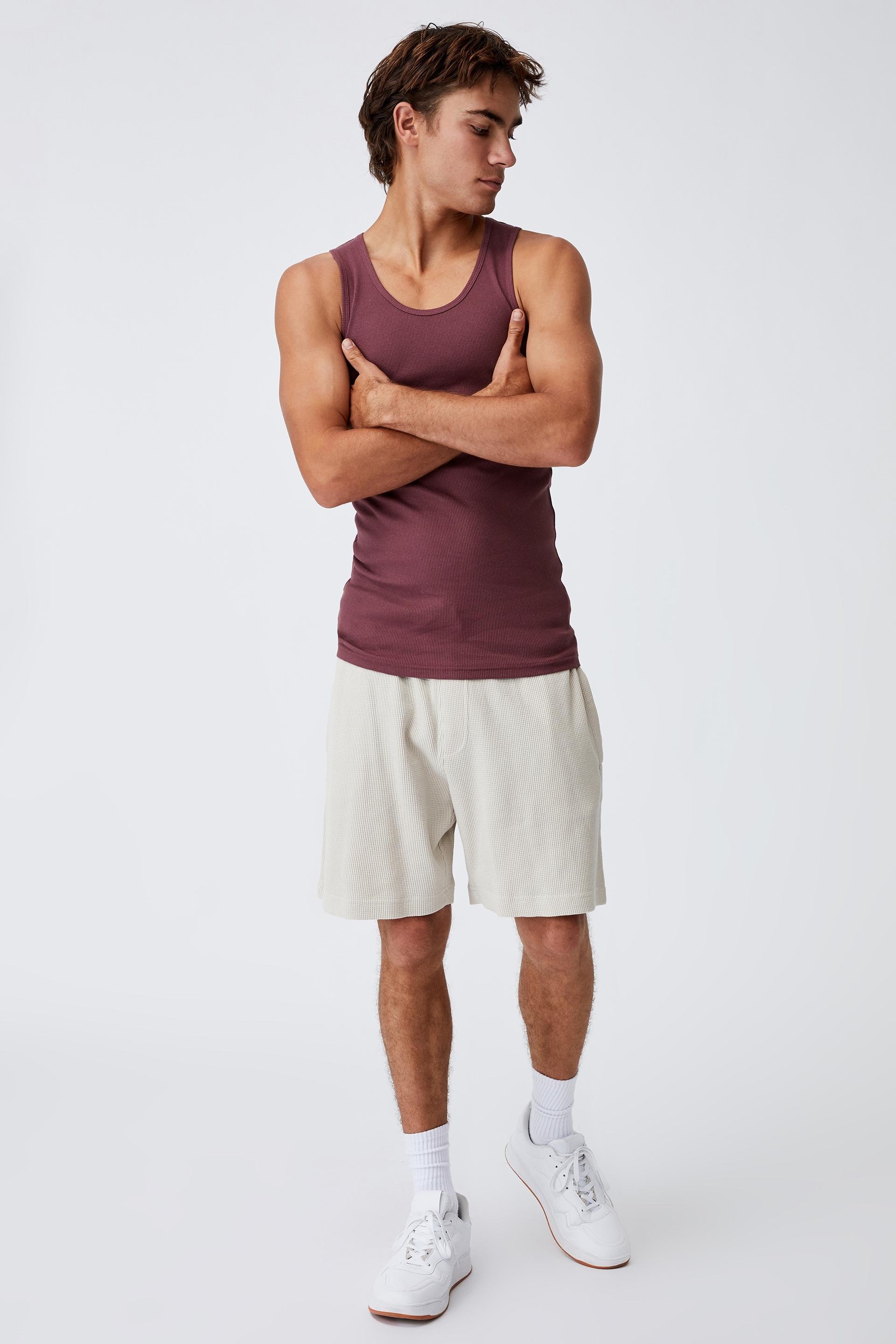 2x2 rib tank - aged wine Cotton On T-Shirts & Vests | Superbalist.com